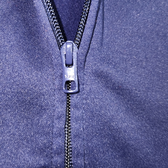 The North Face 1/2 Dome Colorblock Full Zip Hoodie Blue Grey Pink/Coral  Women M - Picture 5 of 10